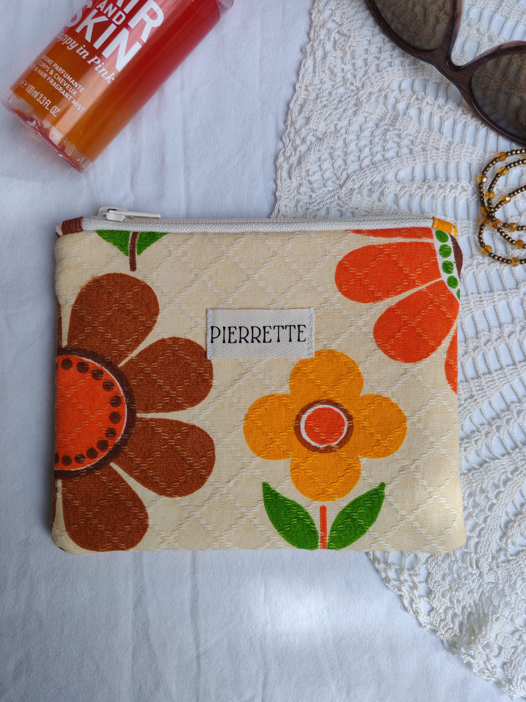 Mini Pochette Nigelle – Fleurs 70's