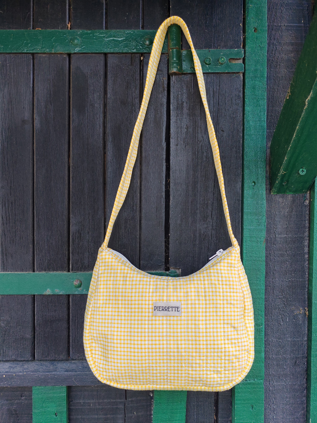 Sac Pivoine – Vichy jaune