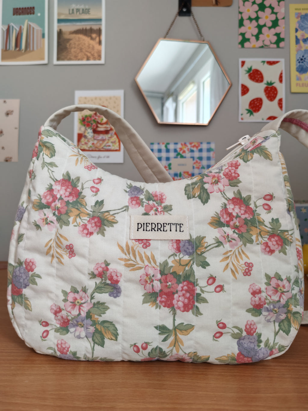 Sac Pivoine – Baies rouges