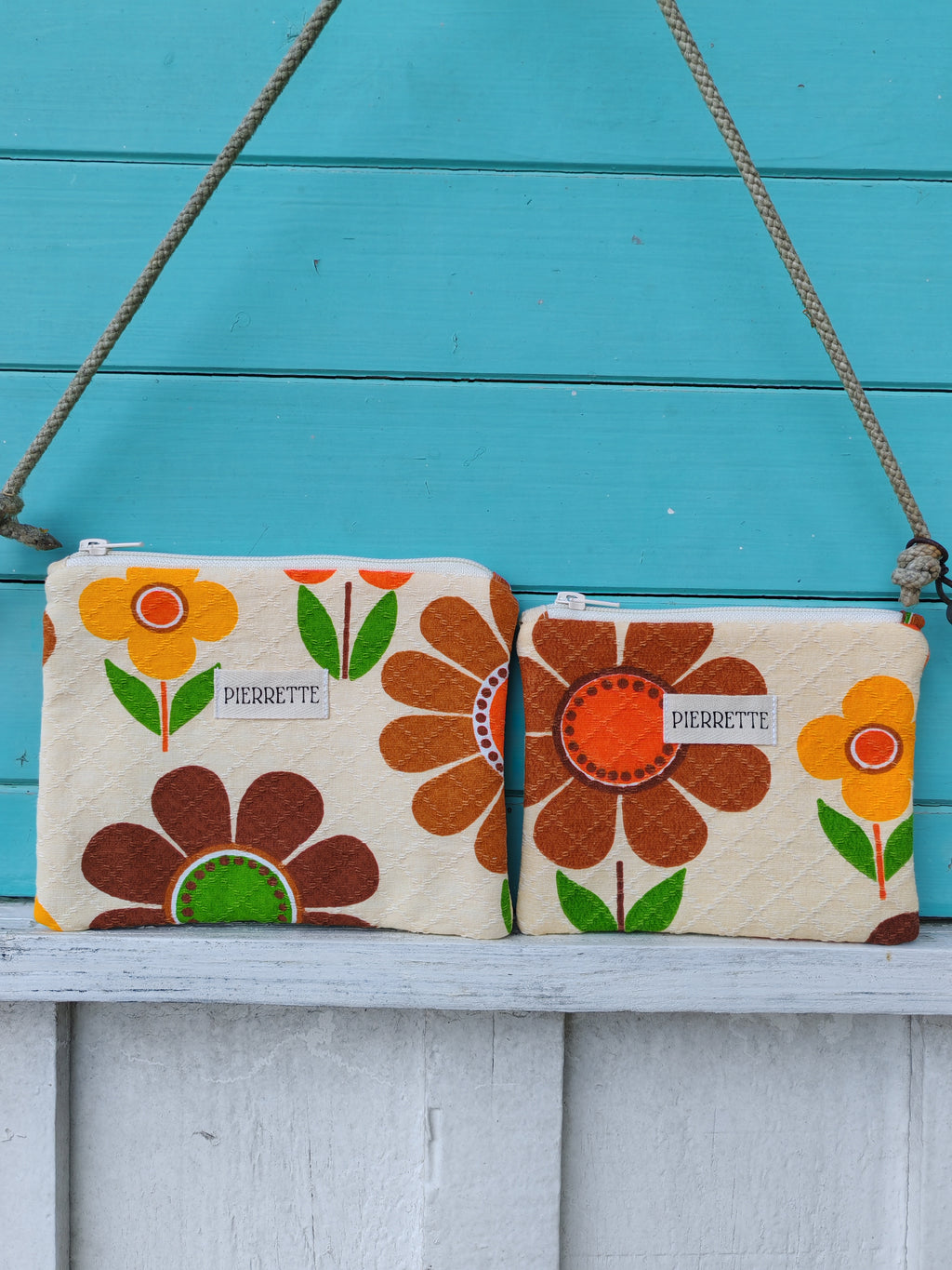 Mini Pochette Nigelle – Fleurs 70's