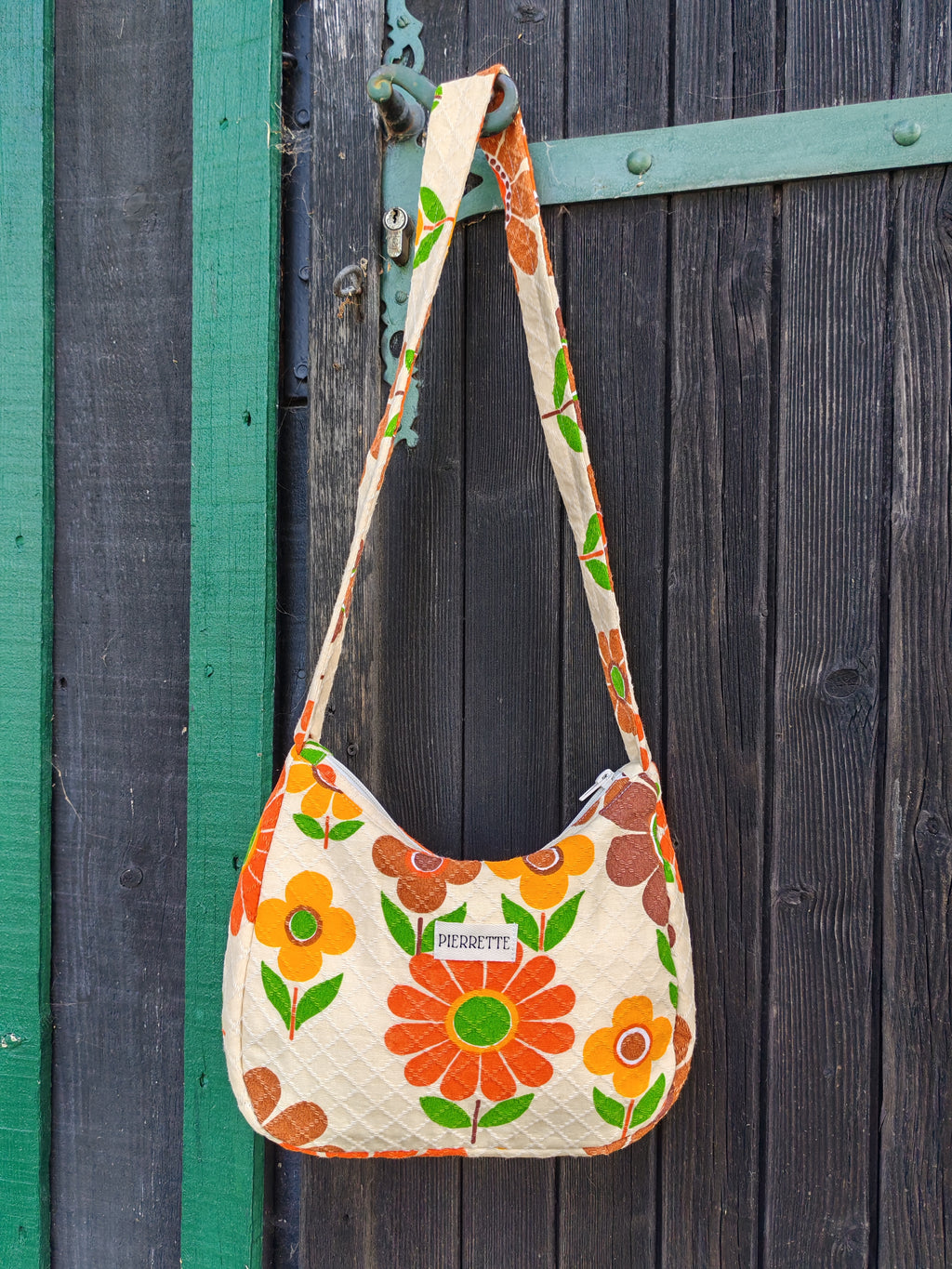 Sac Pivoine – Fleurs 70's