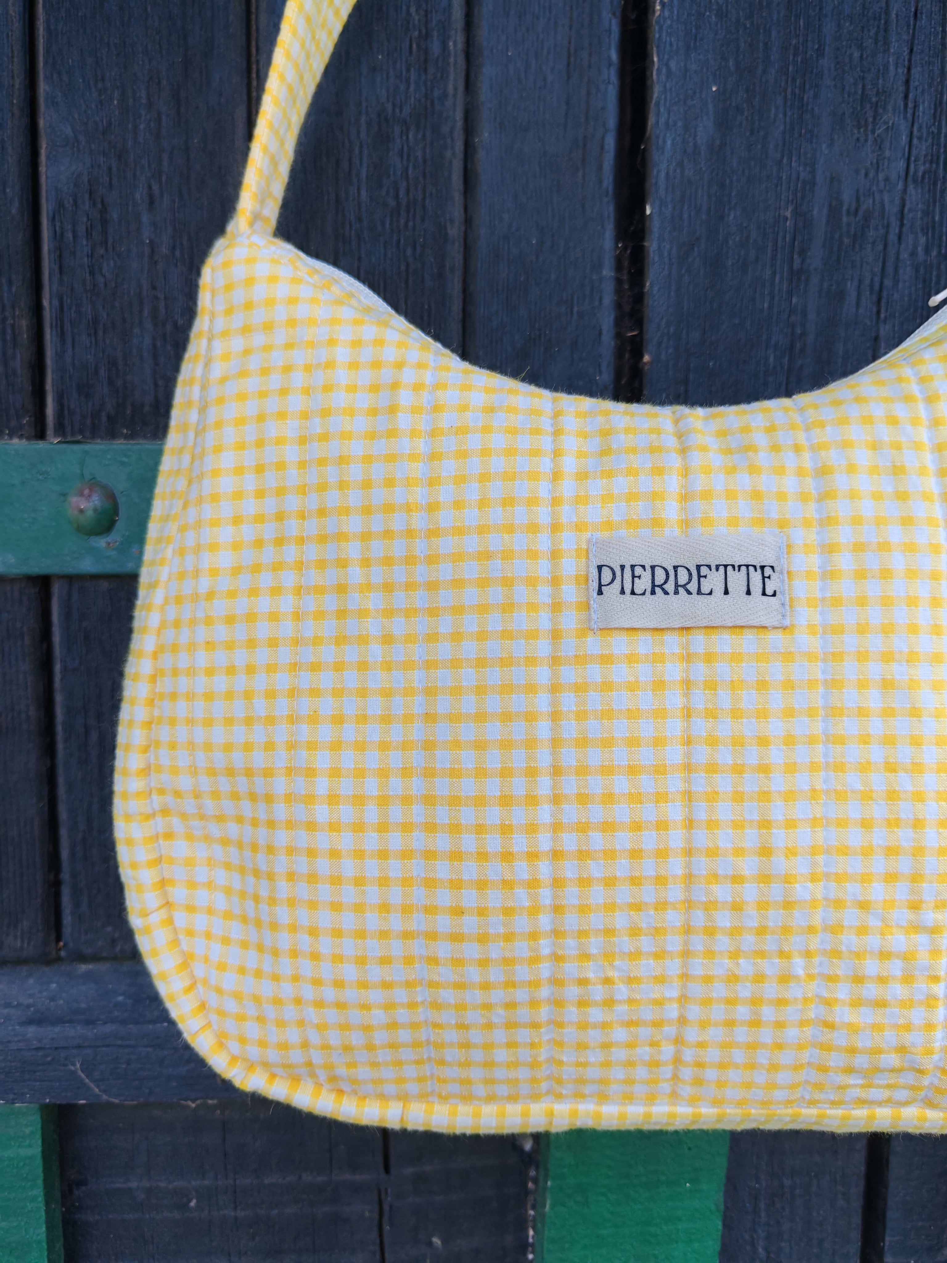 Sac Pivoine – Vichy jaune