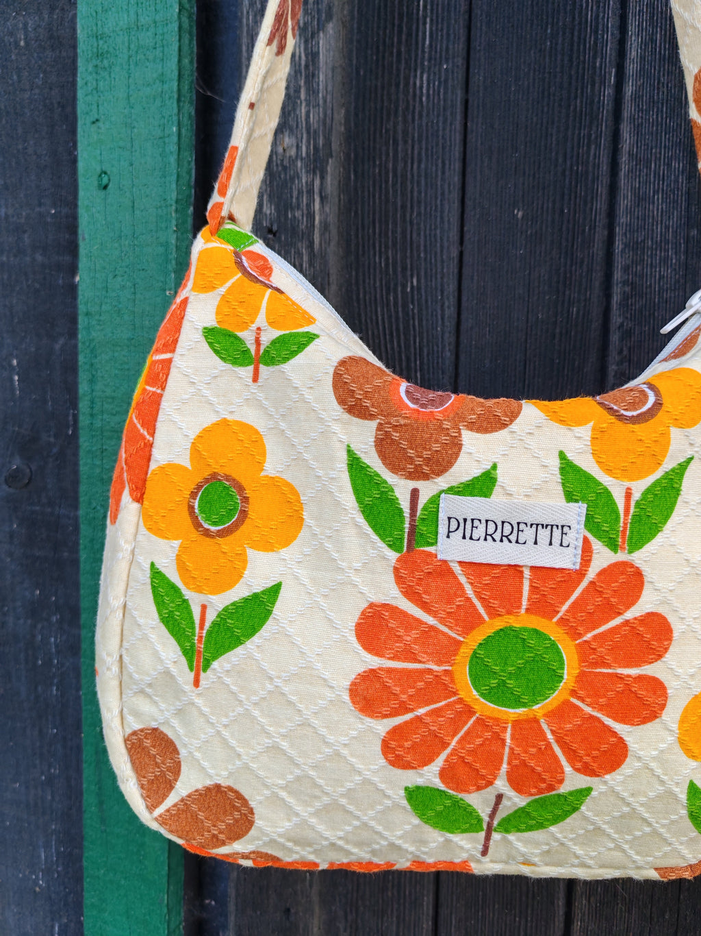 Sac Pivoine – Fleurs 70's
