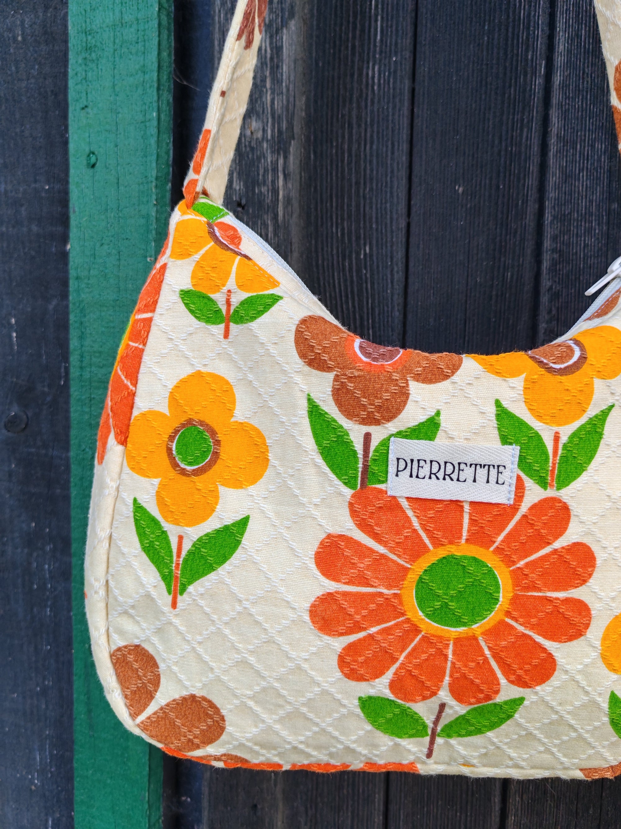 Sac Pivoine – Fleurs 70's