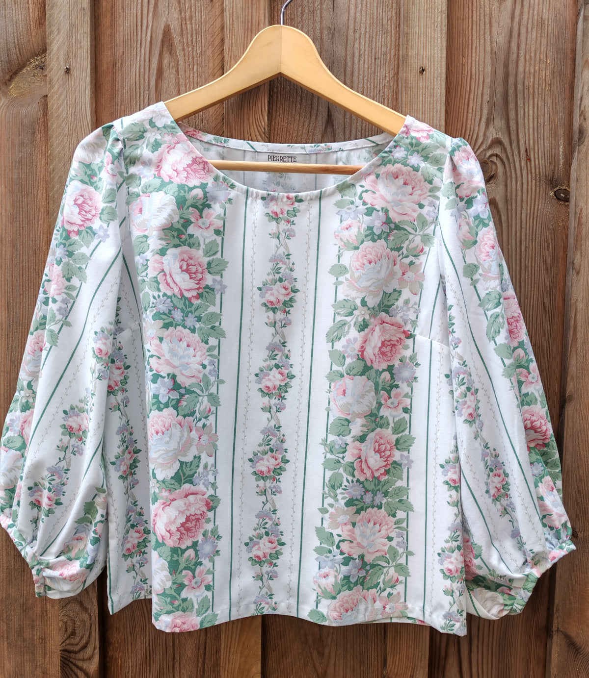 Blouse Cyclamen – Fleurs vintage